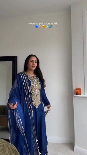 Blue Kurta Set for Women