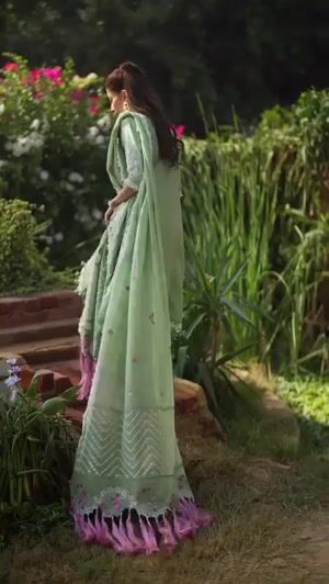 Mint green Unstitched for Women