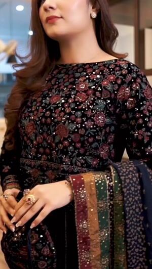 Navy blue Unstitched for Women