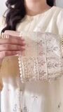 Pearl white Kurta Set for Women