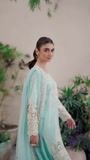 Light cyan Unstitched for Women