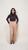 Dark brown Turtle Neck for Women