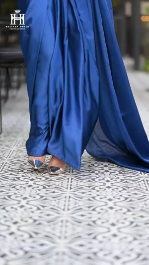 Sapphire blue Saree for Women