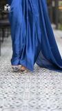 Sapphire blue Saree for Women