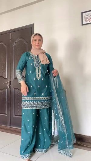 Teal Sharara for Women