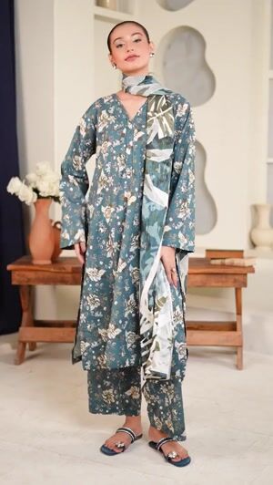 Blue Kurta Set for Women