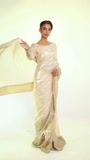 Beige Saree for Women