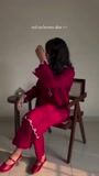 Maroon Kurta Set for Women