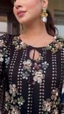 Jet black Sharara for Women