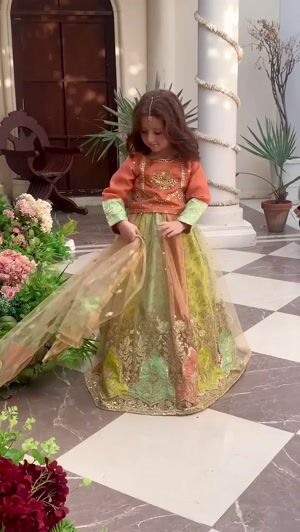 Maroon Lehenga for Girl