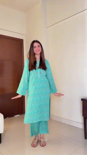 Sea green Unstitched for Women
