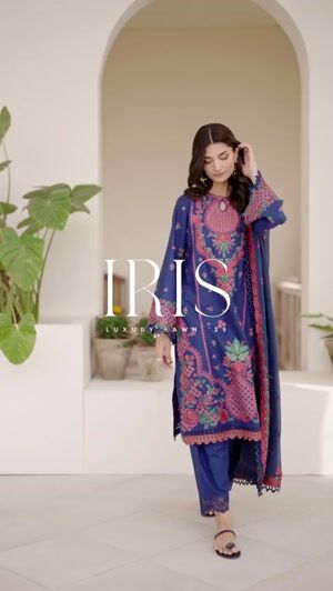 Royal blue Unstitched for Women