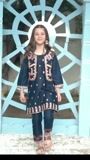 Blue Kurta Set for Girl