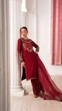 Maroon Kurta Set for Women