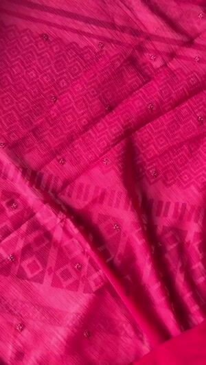 Hot pink Kurta Set for Women