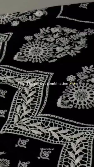 Black Kurta Set for Women