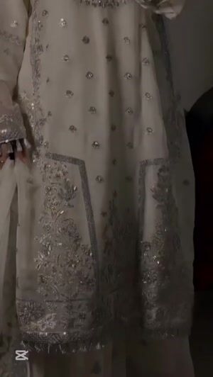 Cream Kurta Set for Women