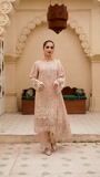 Peach pink Kurta Set for Women