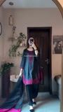 Black Kurta Set for Women