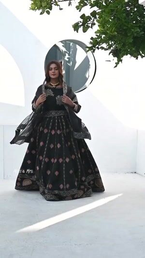 Black Lehenga for Women