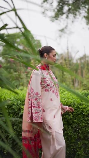 Baby pink Kurta Set for Women