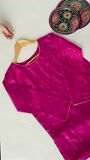 Magenta Kurta Set for Women