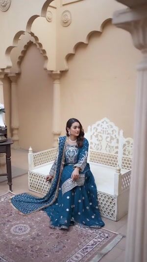 Blue Sharara for Women