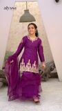 Purple Gharara for Girl