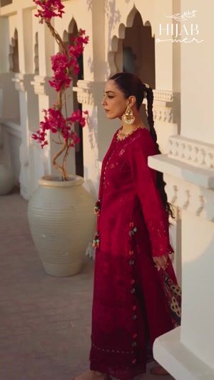 Cherry red Unstitched for Women