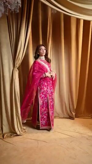 Shocking pink Kurta Set for Women