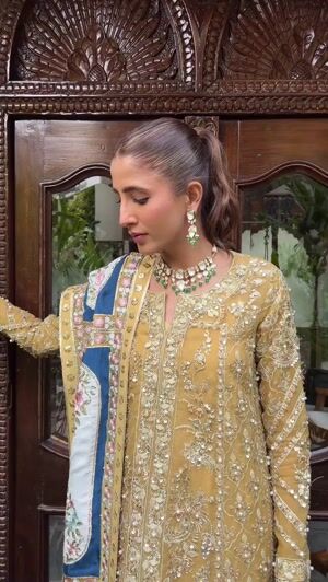 Gold Kurta Set for Women