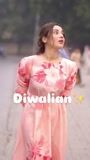 Peach pink Maxi for Women