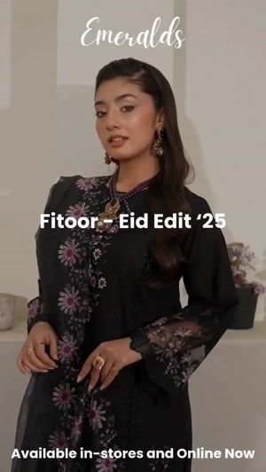 Black Kurta Set for Women