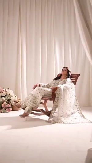White Kurta Set for Women