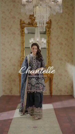 Navy blue Unstitched for Women