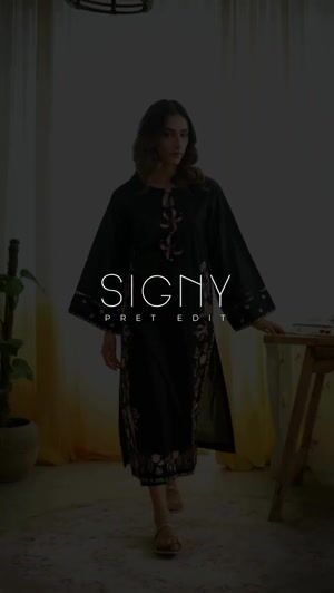 Jet black Kurta Set for Women