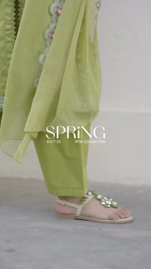 Olive green Kurta Set for Women