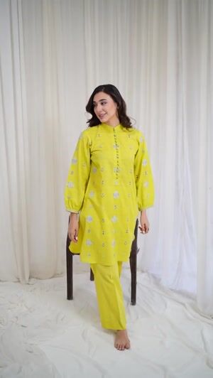 Yellow Kurta Set for Women