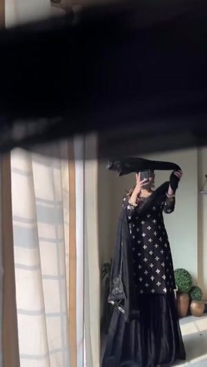 Black Gharara for Women