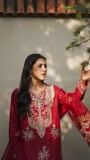 Red Kurta Set for Women