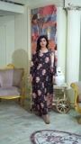 Charcoal black Pishwas for Women