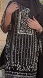 Black Kurta Set for Women