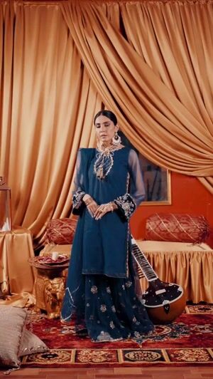 Blue Sharara for Women