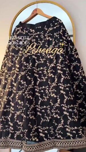Black Lehenga for Women