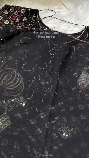 Black Gharara for Women