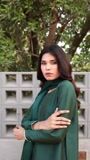 Bottle green Kurta Set for Women