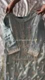 Powder blue Gharara for Women