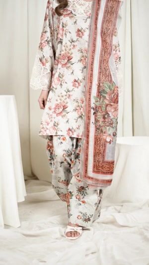 Grey Kurta Set for Women