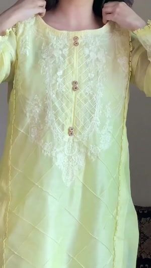Yellow Kurta Set for Women