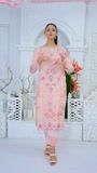 Baby pink Kurta Set for Women